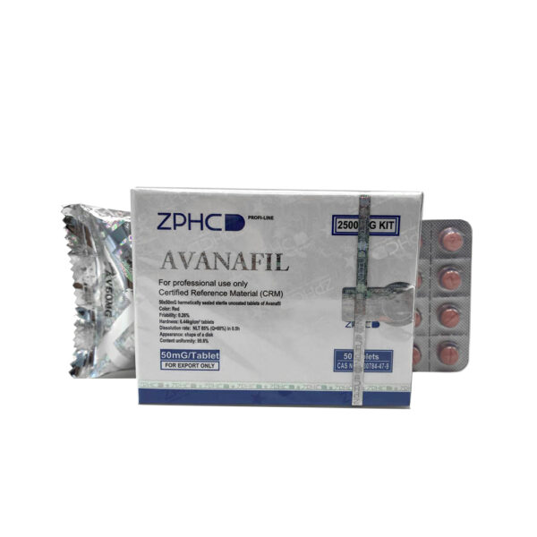 Avanafil ZPHC — 50 × 50 mg tablets