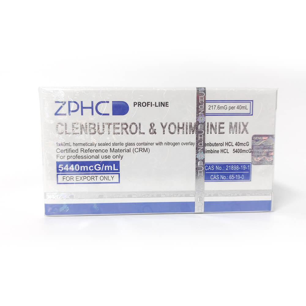 Clenbuterol & Yohimbine Mix — ZPHC (40 mL Multidose Vial, 5440 mcg/mL) - Image 2
