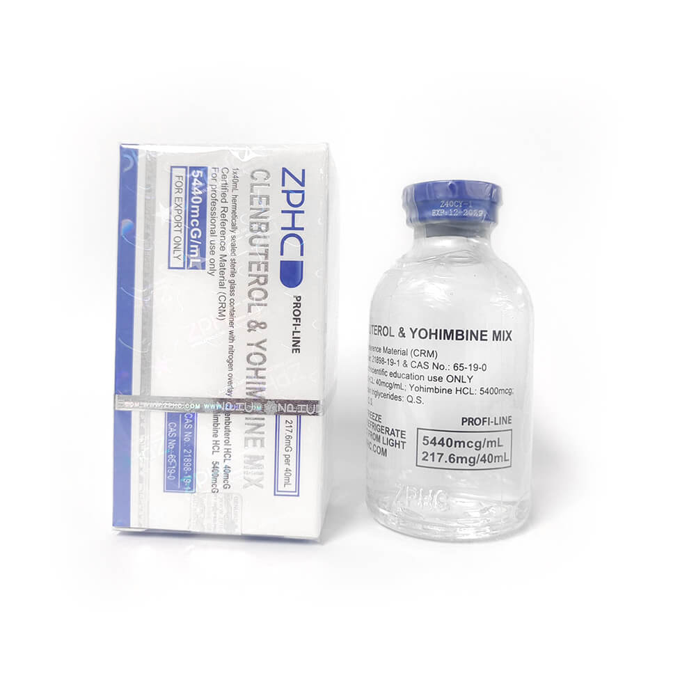 Clenbuterol & Yohimbine Mix — ZPHC (40 mL Multidose Vial, 5440 mcg/mL) - Image 3