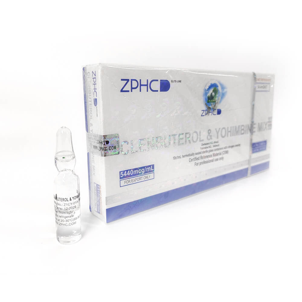 Clenbuterol & Yohimbine Mix — ZPHC (10×1mL, 5440 mcg/mL) - Image 6