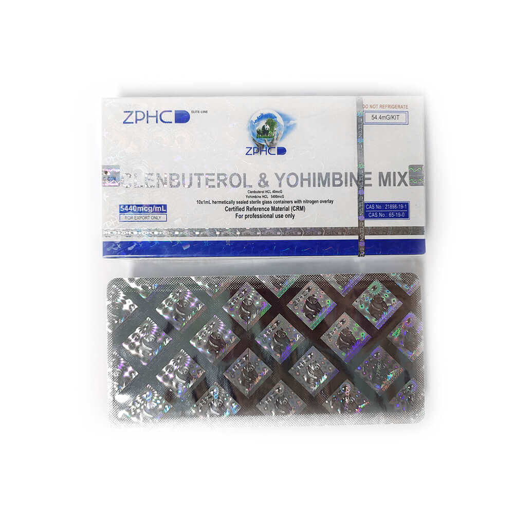 Clenbuterol & Yohimbine Mix — ZPHC (10×1mL, 5440 mcg/mL) - Image 7