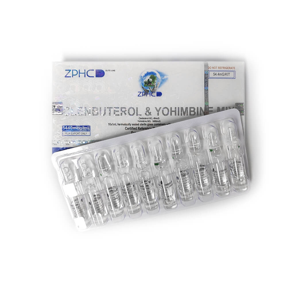 Clenbuterol & Yohimbine Mix — ZPHC (10×1mL, 5440 mcg/mL) - Image 2