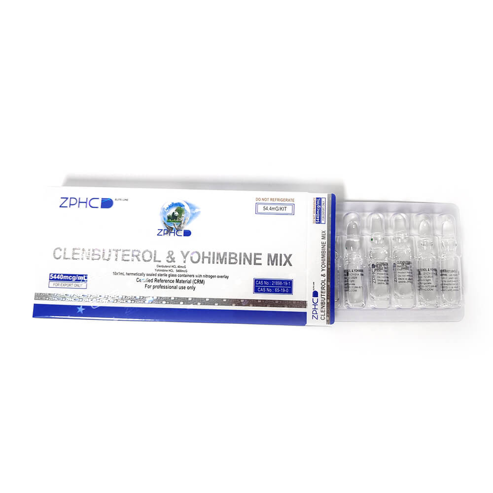 Clenbuterol & Yohimbine Mix — ZPHC (10×1mL, 5440 mcg/mL) - Image 4
