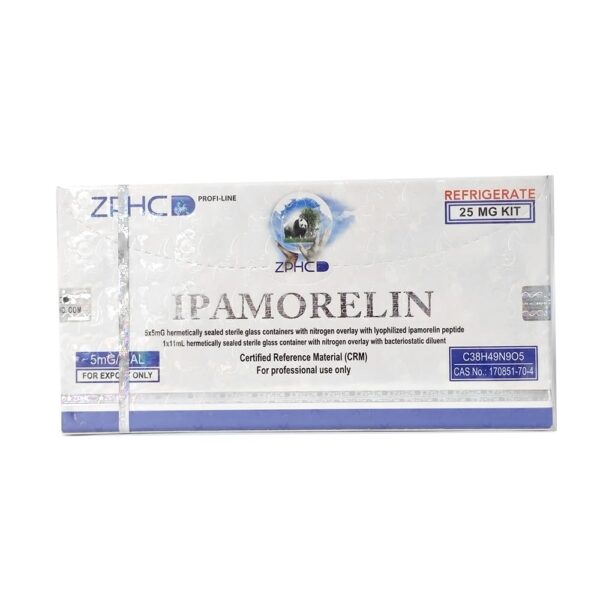 Ipamorelin ZPHC — 25 mg (5 vials × 5 mg)