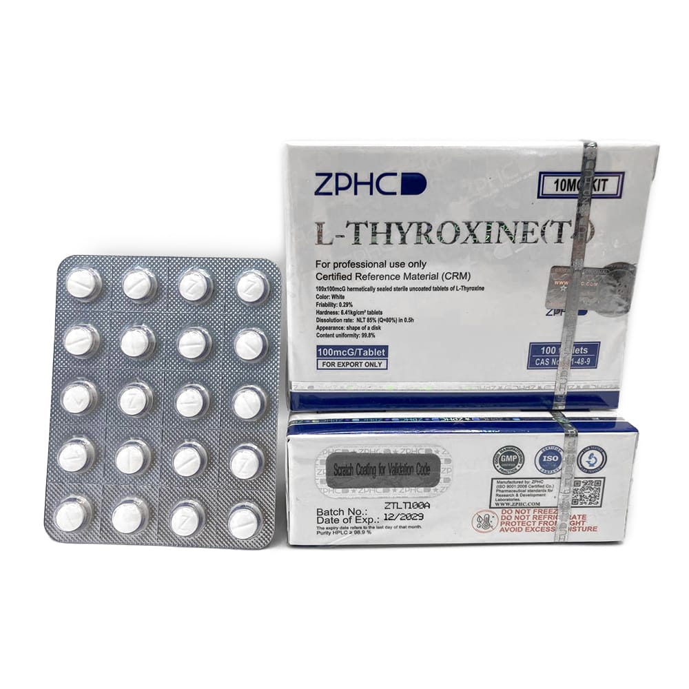 L-Thyroxine (T4) ZPHC — 0.1 mg × 100 tablets - Image 2