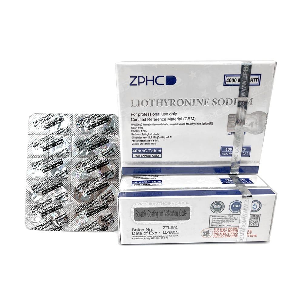 Liothyronine Sodium (T3) ZPHC — 40 mcg (100 tablets × 40 mcg) - Image 2