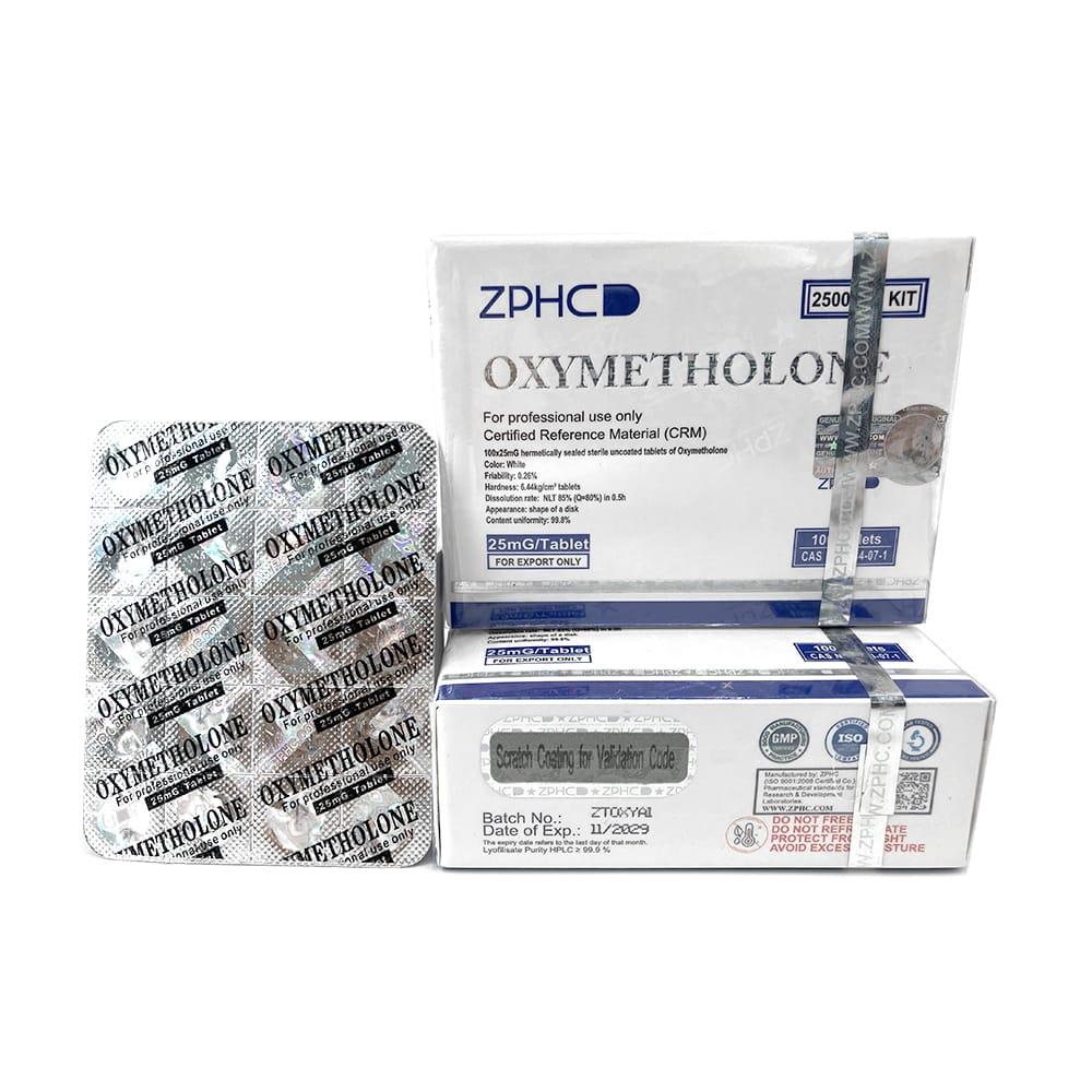 Oxymetholone ZPHC — 25 mg (100 tablets)