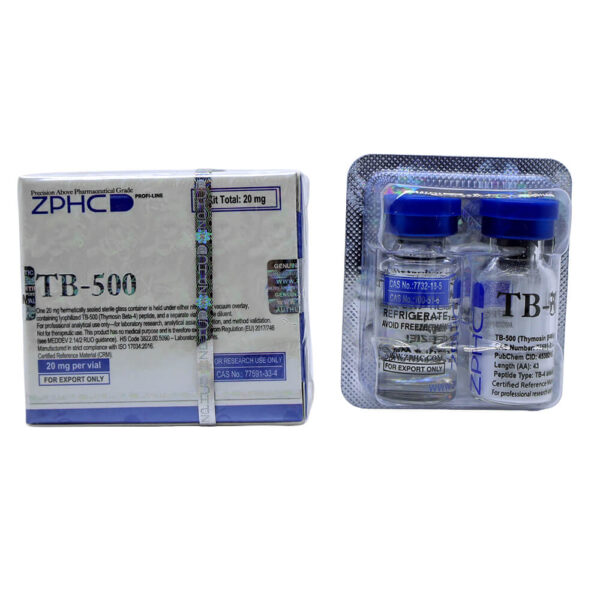 TB-500 20mg Kit (Lyophilized Peptide + Bacteriostatic Water)