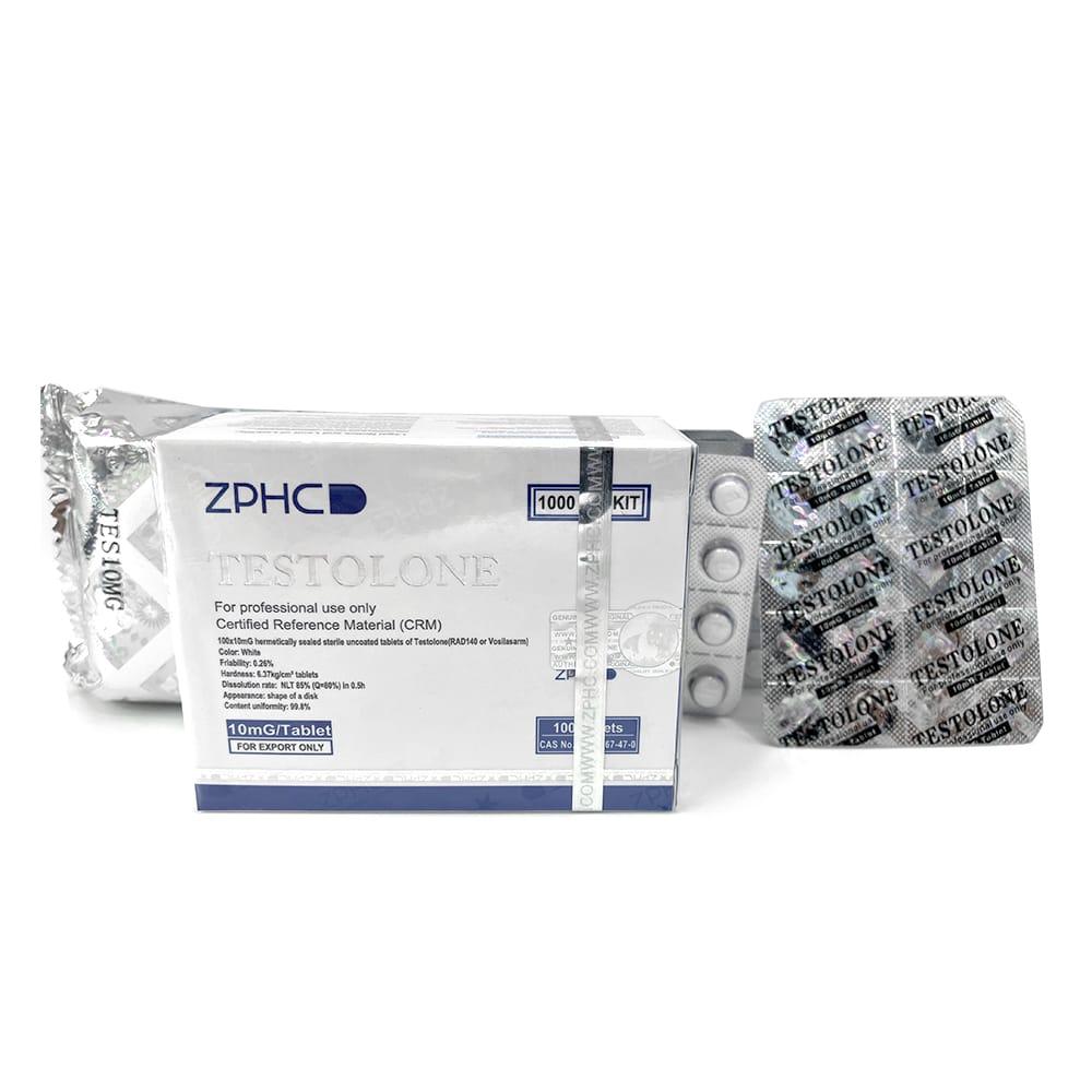 Testolone (RAD-140) ZPHC — 10 mg (100 tablets × 10 mg)