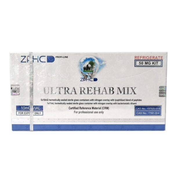 Ultra Rehab Mix ZPHC — 50 mg (BPC-157 5 mg + TB-500 5 mg) — 5 vials × 10 mg