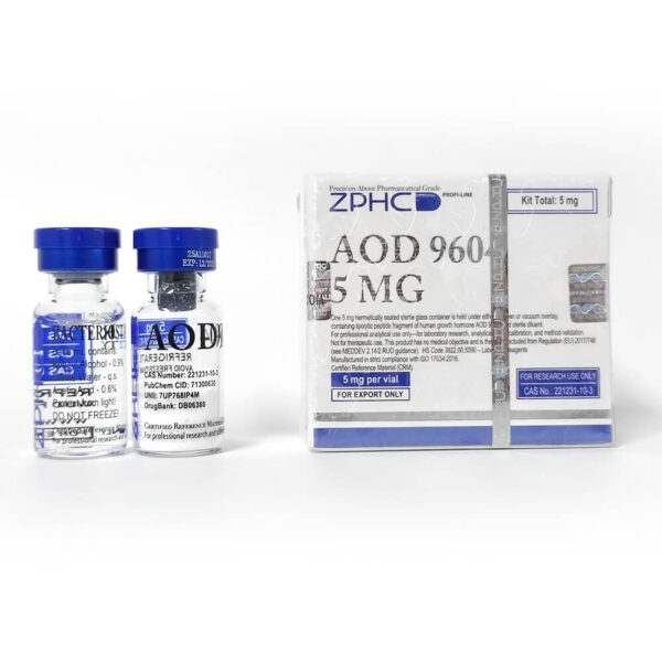 AOD 9604 5mg ZPHC (Lyophilized Peptide + Bacteriostatic Water)