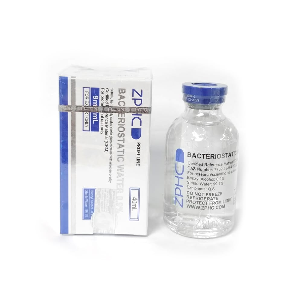 Bacteriostatic Water 0.9% ZPHC — 40 ml Multi-Dose Vial - Image 2
