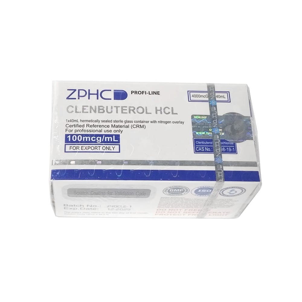 Clenbuterol HCl ZPHC — (100 µg/ml · 40 ml vial)