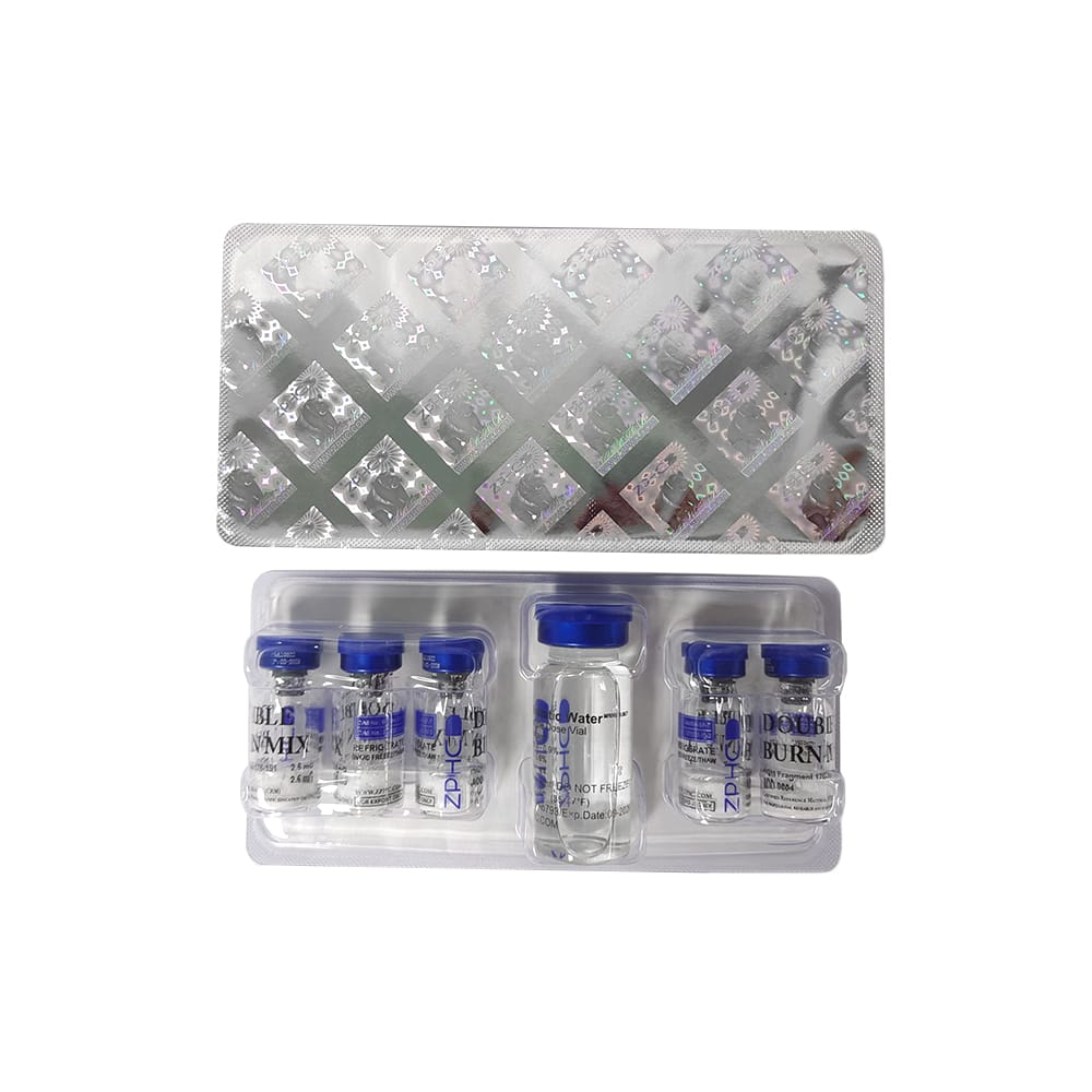 Double Burn Mix ZPHC — 25 mg total (5 vials × 5 mg) - Image 2