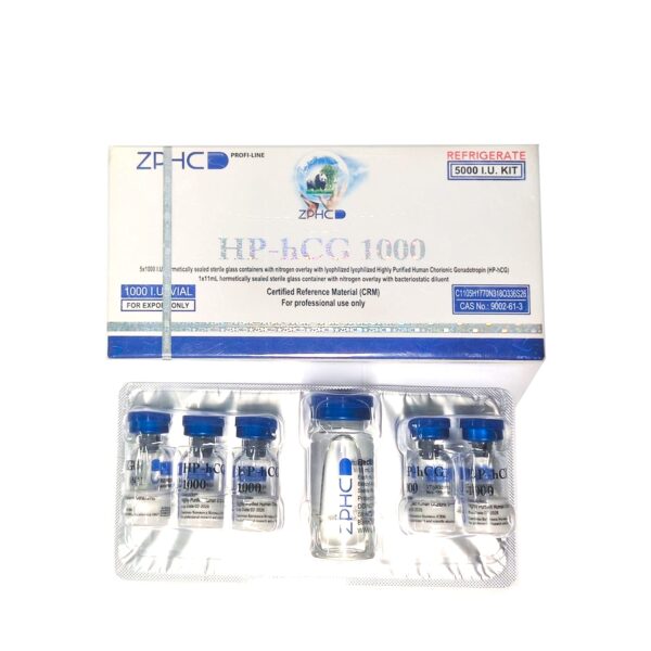 HP-hCG ZPHC — 5 000 IU kit (5 vials × 1 000 IU)