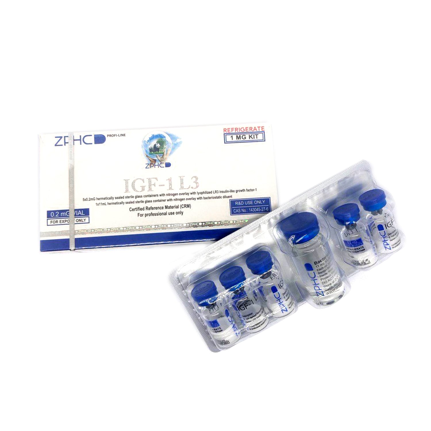 IGF-1 LR3 ZPHC — 1 mg (5 vials × 0.2 mg) - Image 2