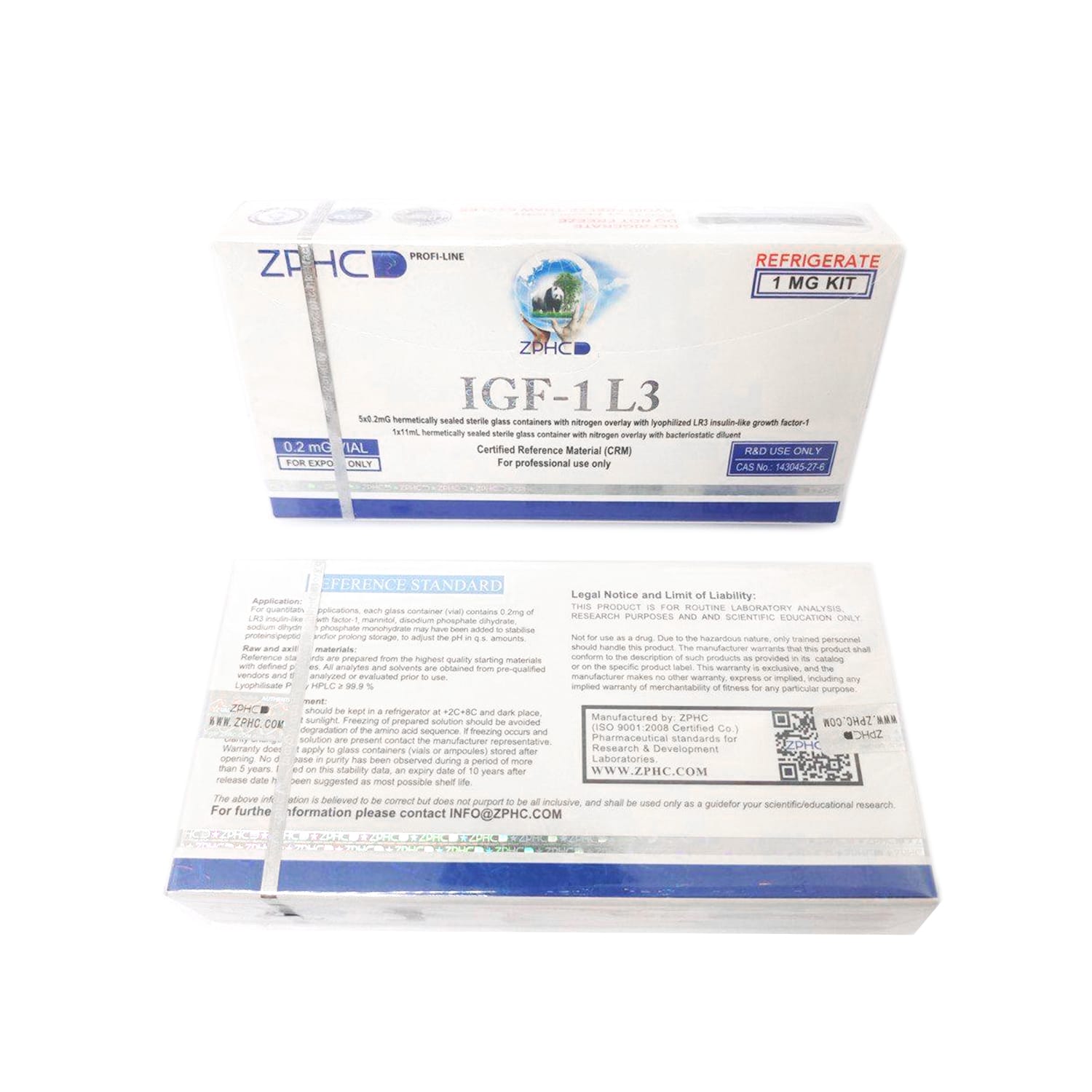 IGF-1 LR3 ZPHC — 1 mg (5 vials × 0.2 mg) - Image 3