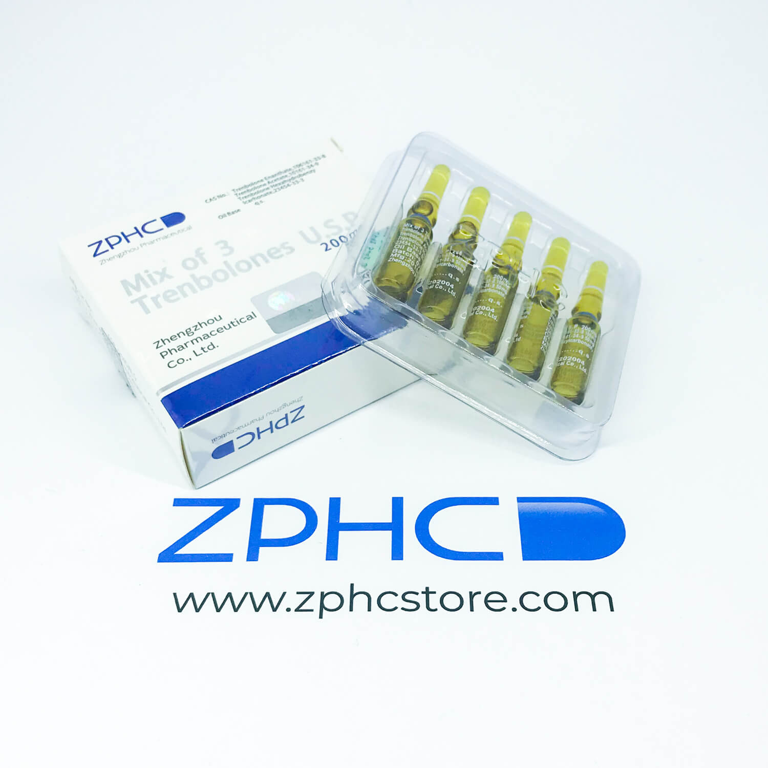Mix of 3 Trenbolones (Tri-Tren) ZPHC — 200 mg/ml (10 ampoules × 1 ml, 2 000 mg total) - Image 2