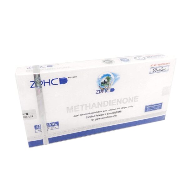 Methandienone Injectable ZPHC — 25 mg/ml (10 ampoules × 2 ml)