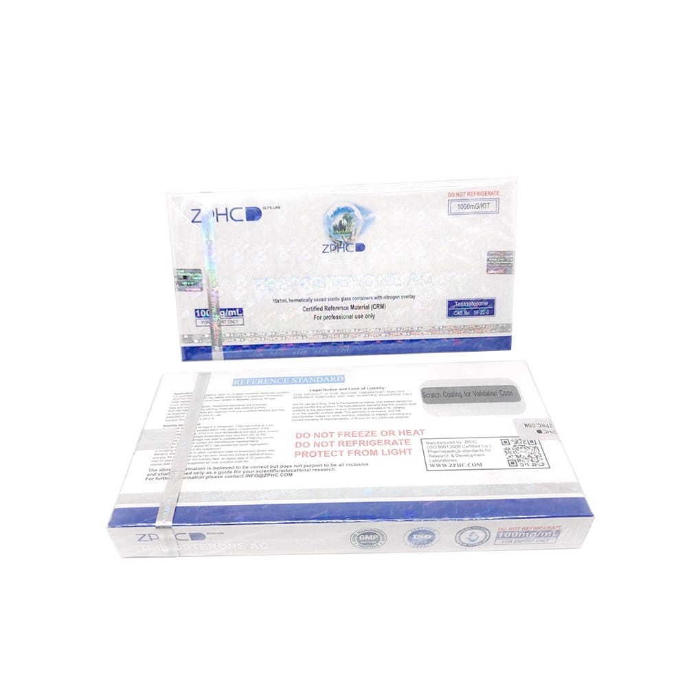 Testosterone AQ ZPHC — 100 mg/ml (10 amps × 1 ml) - Image 2