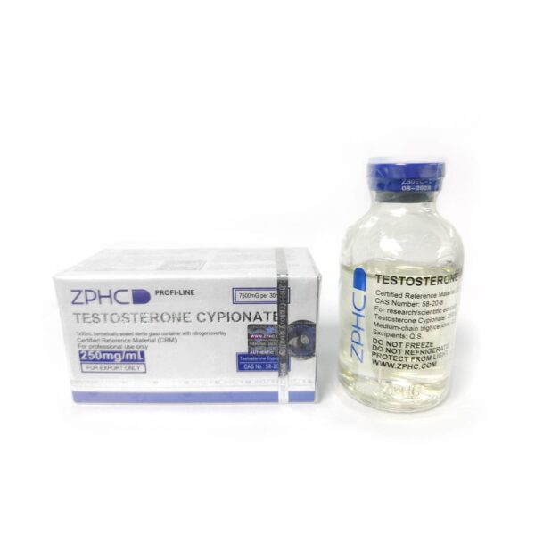 Testosterone Cypionate ZPHC — 250 mg/ml (30 ml)